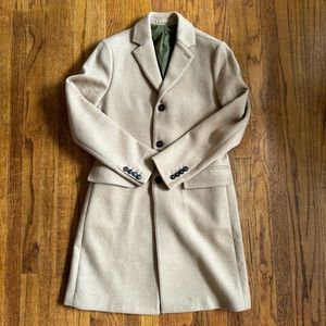 Todd Snyder Camel Cashmere Wool Topcoat